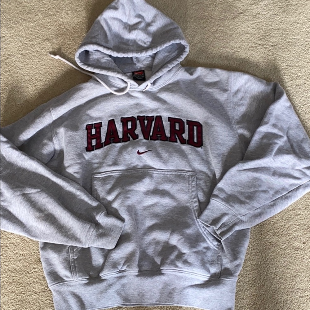 Harvard University - Grey Hoodie Sweatshirt - Sm